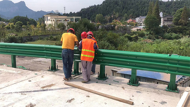 庆阳高速公路护栏板的维护确保道路安全的关键环节